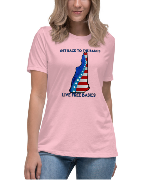 – an item designed by us – Get Back To The Basics – Live Free Basics Women’s Relaxed T-Shirt
