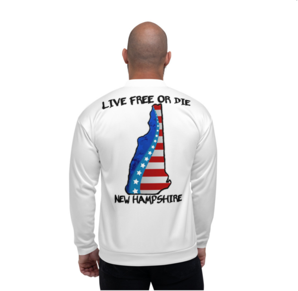 – an item designed by us – Live Free or Die Bomber Jacket