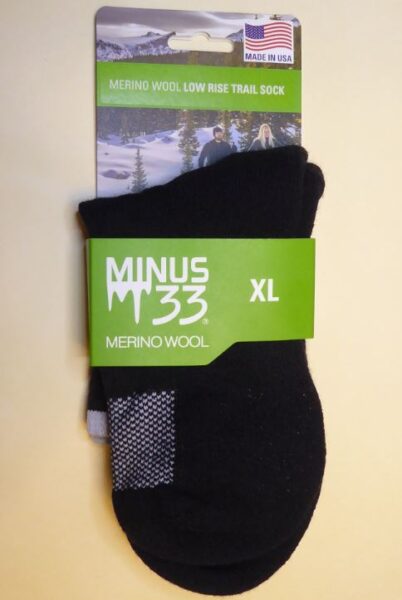 – a made in NH, USA product – Minus33 Merino Wool 904 Low Rise Trail Socks