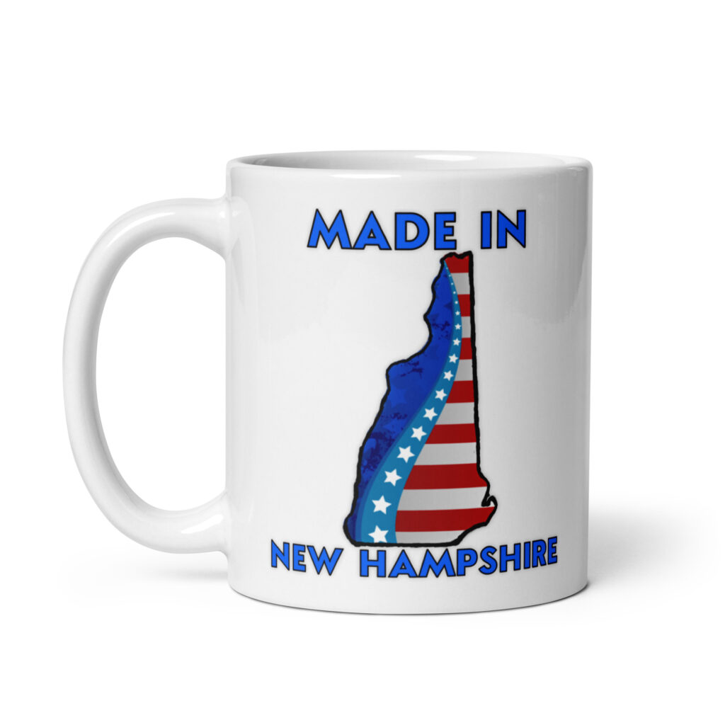 Our Made in NH graphic coffee mug
