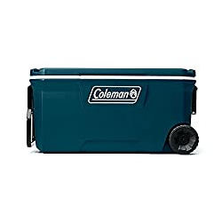 Made in USA Coleman wheeled cooler image
